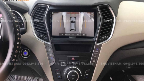 Màn hình DVD Android liền camera 360 xe Hyundai Santafe 2012 - 2018 | Elliview S4 Deluxe 